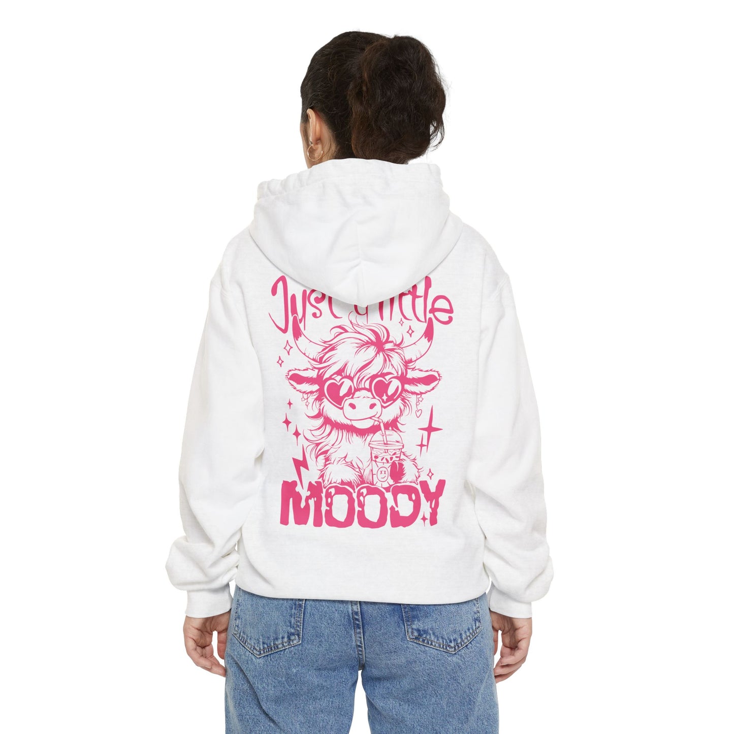 Cute Women's Garment-Dyed Hoodie